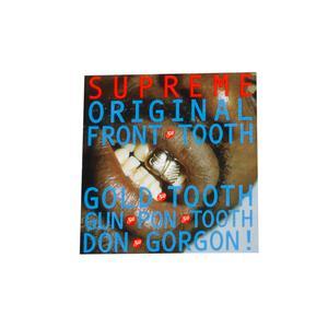 Supreme Original Gold Front Tooth Sticker