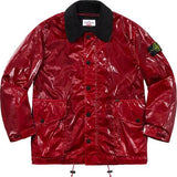 Supreme/Stone Island New Silk Light Jacket Red