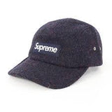 Supreme Harris Tweed camp cap Navy