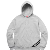 Supreme Corner Label Hooded Sweatshirt Grey