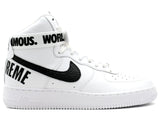 Air Force 1 High Supreme White World Famous Supreme