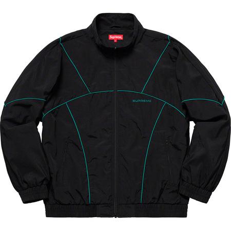 Supreme Piping Track Jacket Black