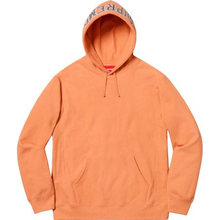 Supreme Sequin Arc Hooded Sweatshirt Pale Orange