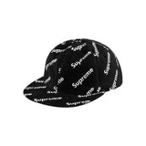 Supreme Black Velour 6-Panel