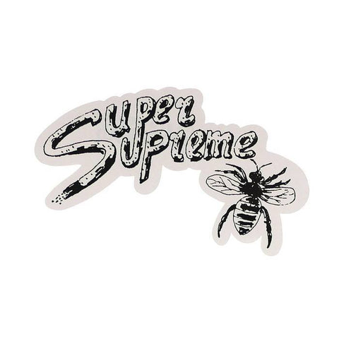 Supreme Super Supreme Sticker White