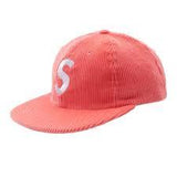 Supreme Curduroy S Logo 6-Panel Peach