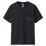 Kaws X Sesame Street Pocket Tee Black