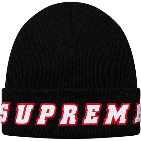 Supreme Felt Logo Beanie Black