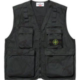 Supreme/Stone Island Camo Cargo Vest Black Camo