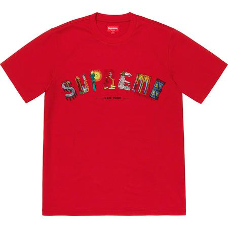 Supreme City Arc Tee Red1