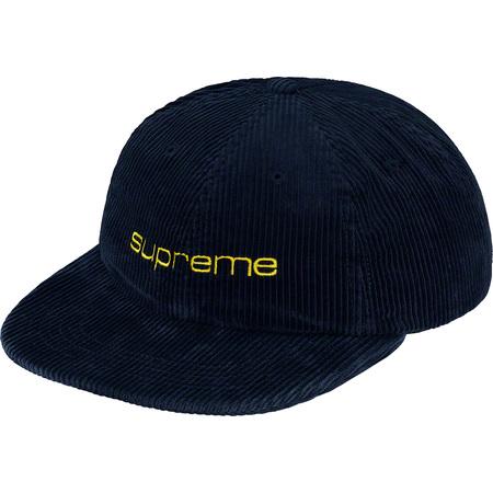 Supreme Corduroy Compact Logo Navy