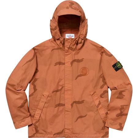 Supreme/Stone Island Riot Mask Camo Jacket Coral Camo