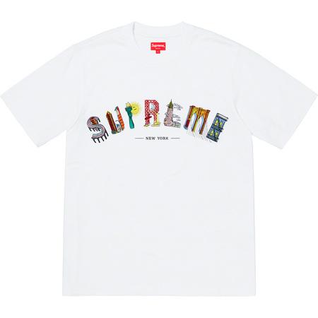 Supreme City Arc Tee White1